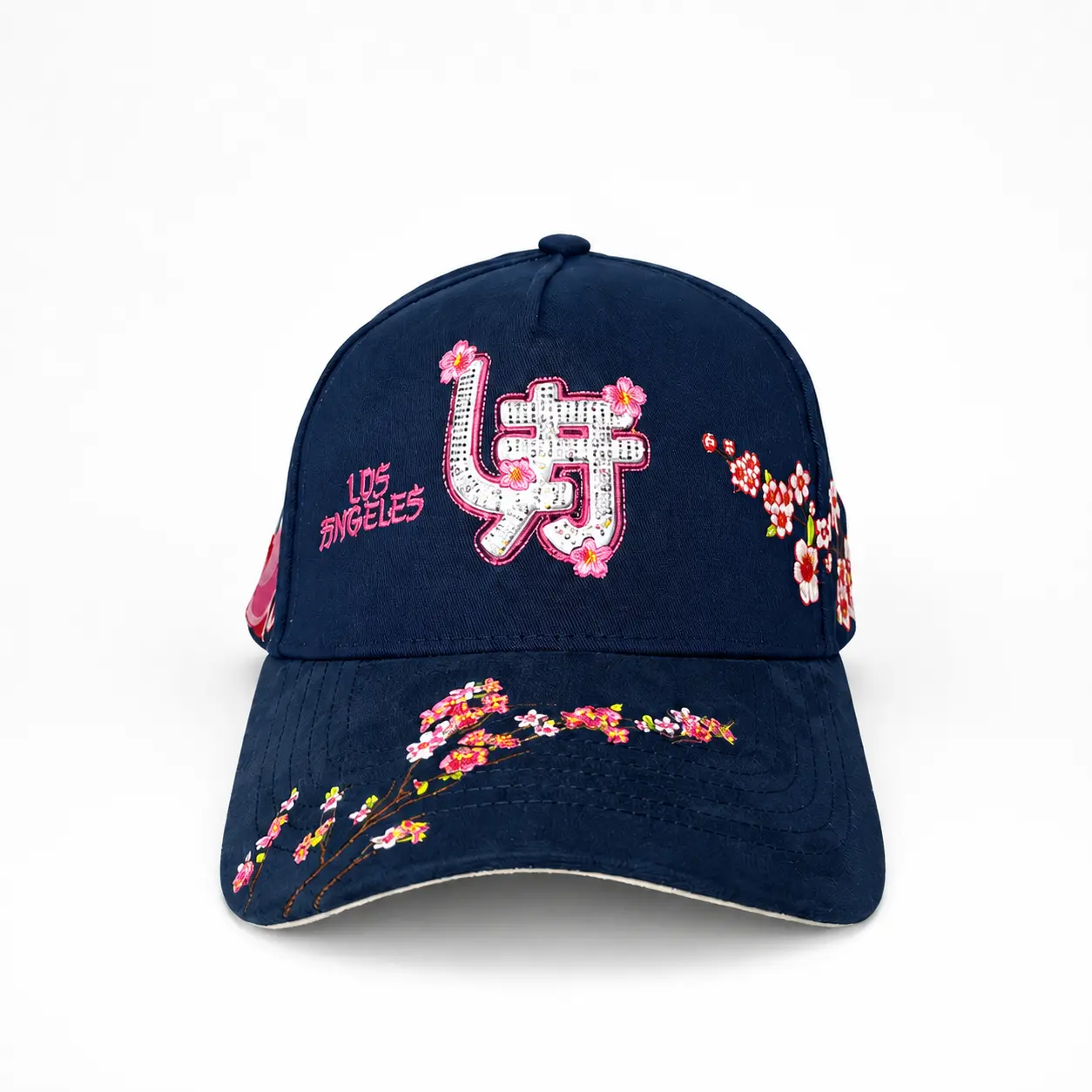 DMG Brand LA Japan Hat Cap SnapBack Navy blue - Premium Streetwear Baseball Cap for Men & Women, Adjustable