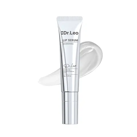 Dr.Leo Peptide Lip Serum 10g - Daily Lightweight Jojoba Oil Lip Treatment, Soothing Moisturizer to Smooth, Hydrate, Repair Dryness, Lines, Uneven Tone #SohoChic