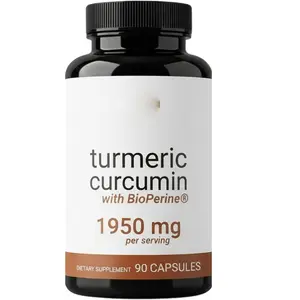 Turmeric Curcumin with Black Pepper - 95% Curcuminoids - 1950mg Per Serving - Premium Turmeric Supplement - with BioPerine for Max Absorption - 90 Capsules