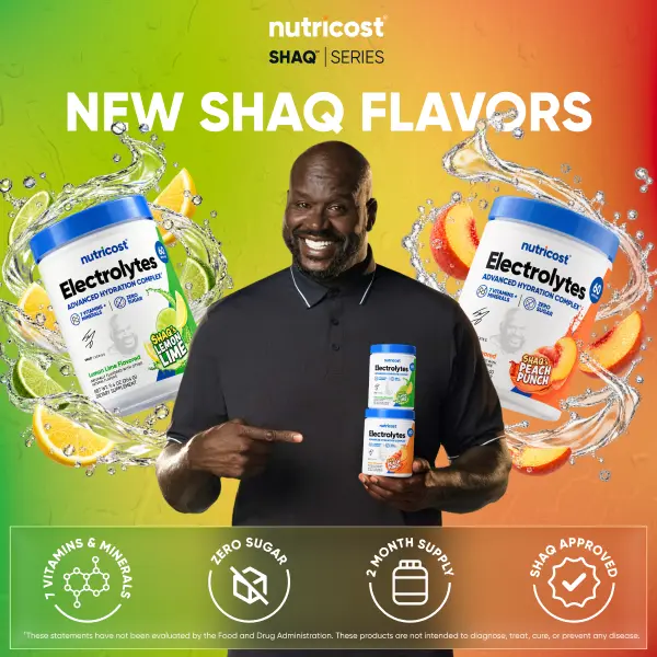 Nutricost Electrolytes Powder - Advanced Hydration with Vitamins & Minerals for Optimal Hydration & Electrolyte Replenishment