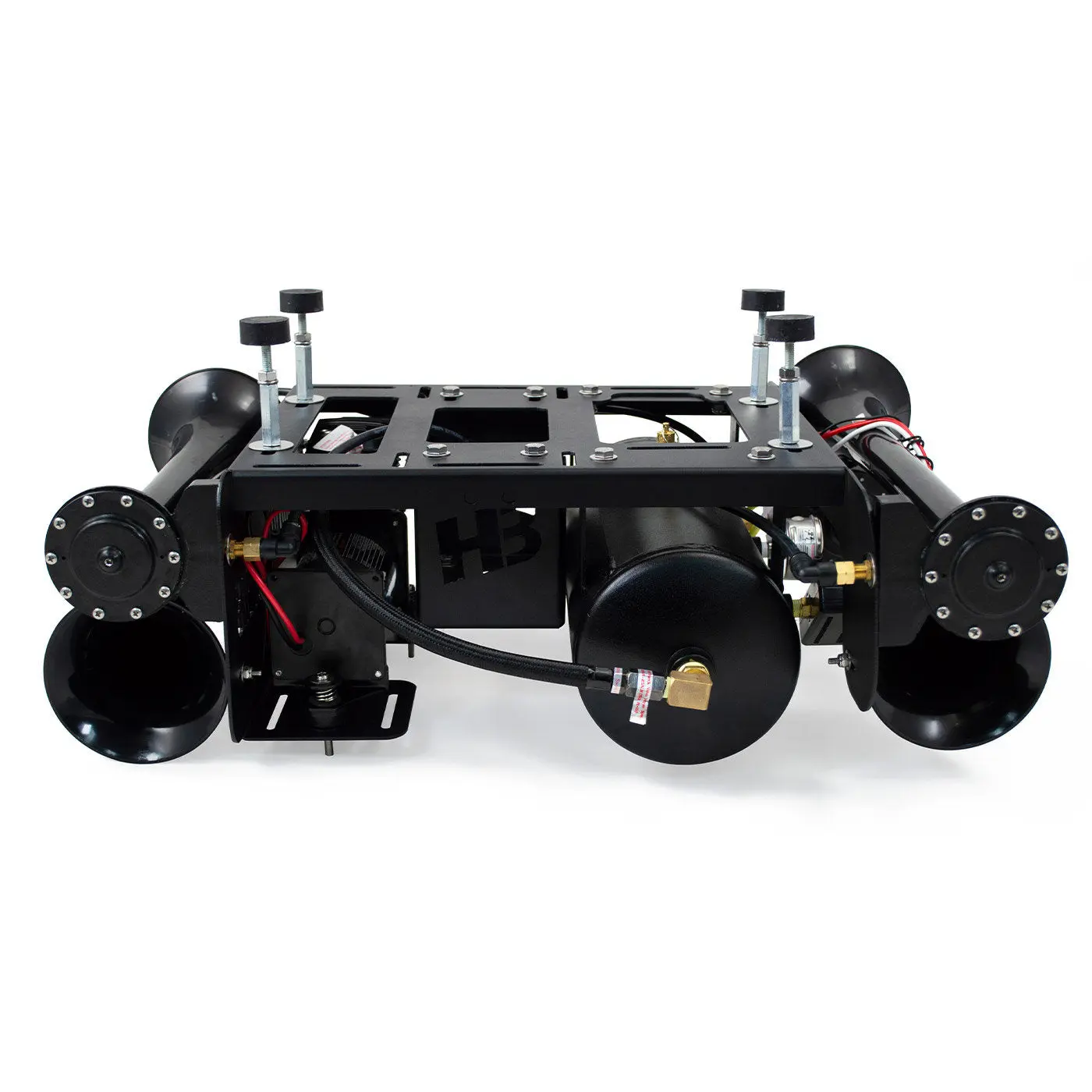 2-Gallon Stealth Spare Tire Delete® Train Horn Kit | 2-Gallon 150 PSI | 12-Volt | Perfect for Trucks & SUV's