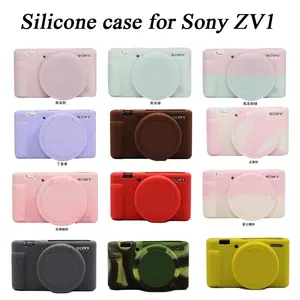 Soft Silicone Camera Case Protective Skin Rubber Cover Body Cover For Sony ZV1