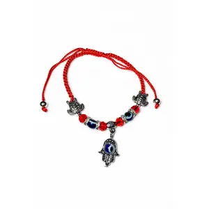 Pulsera Hamsa Hand con Mal de Ojo and Turtle