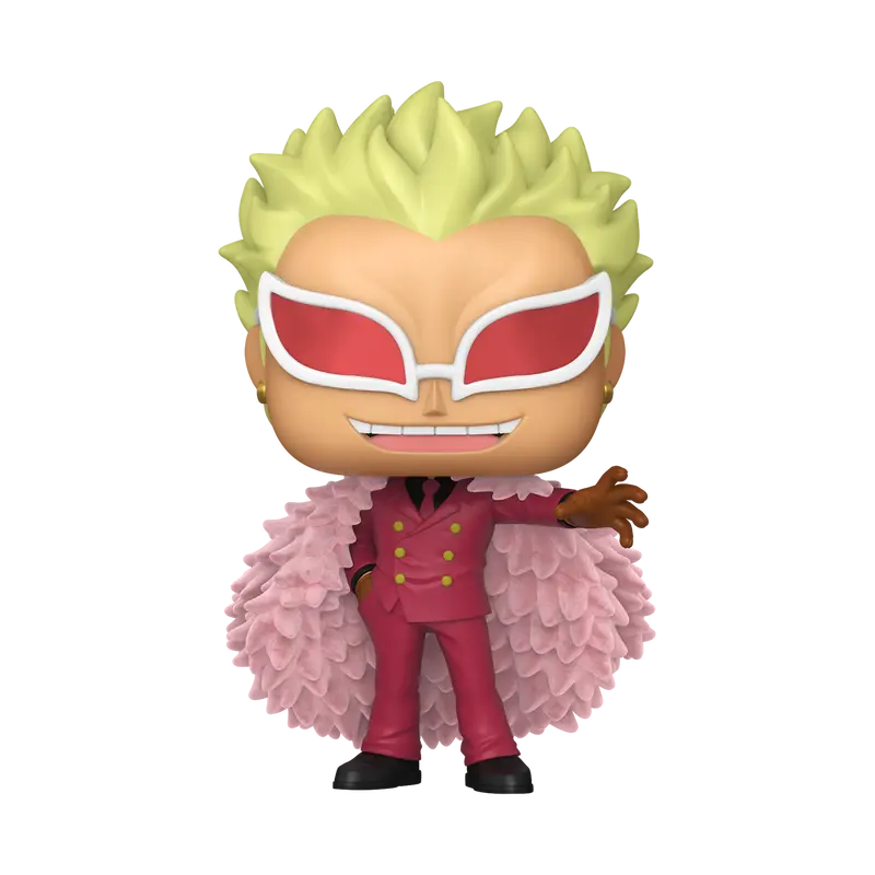 Funko Pop! One Piece – Doflamingo (Flocked) #2327 (San Diego Comic-Con Shared)