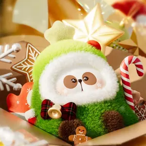 Rumi MR.PA Christmas Panda Tree 150% Plush Blindbags Surprise Set, Random Surprise Set, Sealed Hobby Box, Unboxing Collector Toy Collectible