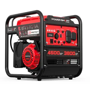 PowerSmart 4500-Watt Portable Inverter Generator, CO Protect, Hurricane season, Gas Powered, Lightweight and Emergency Backup, Camping, EPA Compliant(DB5041C)