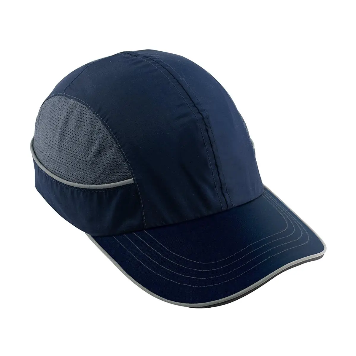 Ergodyne Casual Skullerz Safety Bump Cap - Flanged Shell, Long Brim, Navy Color, Lightweight Material