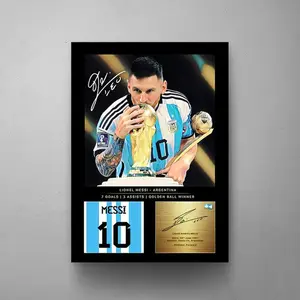 LIONEL MESSI 10, Inspirational Wall Art, Messi Poster, Pop Culture Icon, Football Legends Art