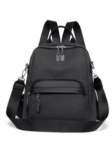 Women's Fashionable New Oxford Cloth Backpack, Casual Travel Bag, Multifunctional Shoulder Crossbody Bag, Korean Style, Casual Lightweight Backpack