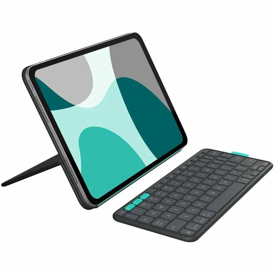 Logitech Flip Folio Keyboard Case for iPad Pro & iPad Air 11" Midnight Black