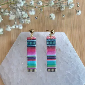 Serape Long Dangles