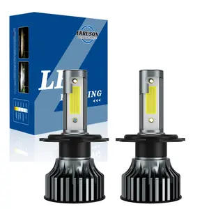Erruson 9003 H4 LED Headlight Bulb Set for High And Low Beams, 30000LM, 6000K White Light, Without Battery,Plug-and-play, Led Car Lights, Led Headlights Bulbs, Led Headlamp
