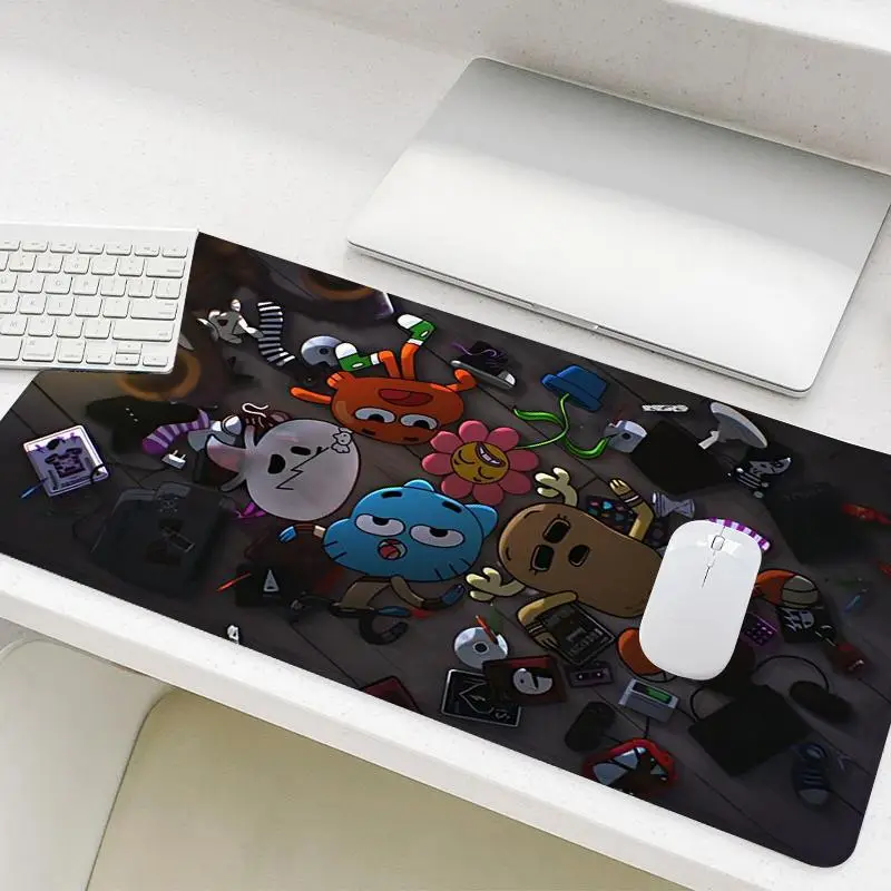 Cartoon Character Design Mouse Pad, Rectangle Gaming Mouse Pad, Non-Slip Mousepad, Office Desk Keyboard Mouse Mat for Home Office Game Room Desk