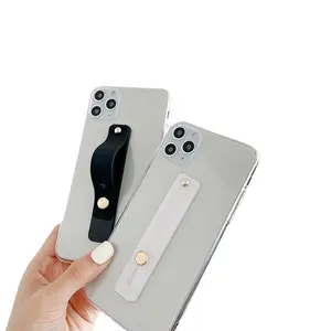 2 Pcs Phone Grip Holder, Telescopic Finger Strap Stand, Universal Finger Kickstand for Most Smartphones, Cell Phone Accessory