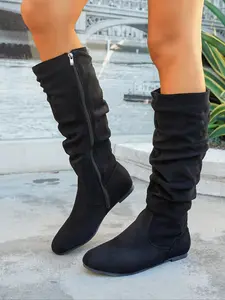 Women's Fashion Outdoor Foldable Boots, Lightweight Hiking Boots, Stylish Hiking & Camping Shoes, All-Season Durable Design, Comfortable Footwear for Women