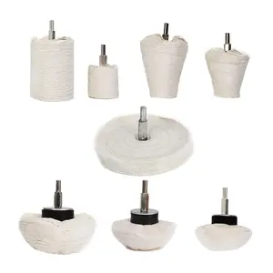 Buffing Wheel for Drill,8 pcs Buffing Pad Polishing Wheel Kits,Wheel Shaped Polishing Tool for Metal ,Stainless Steel,Chrome,,,,Ceramic,Glass,etc
