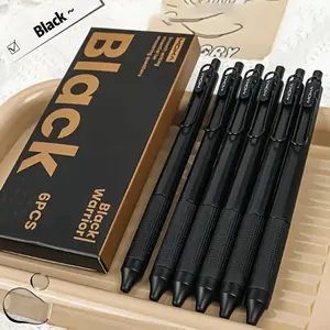 Knight Fountain and Rollerball Pen Set, 6 pcs Smooth-Writing Pens with Gift Box, Durable Plastic Pens for School and Office Stationery
