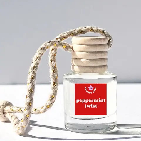 Peppermint Twist Scented Car Freshener ~ Fall and Winter Scented Car Air Freshener