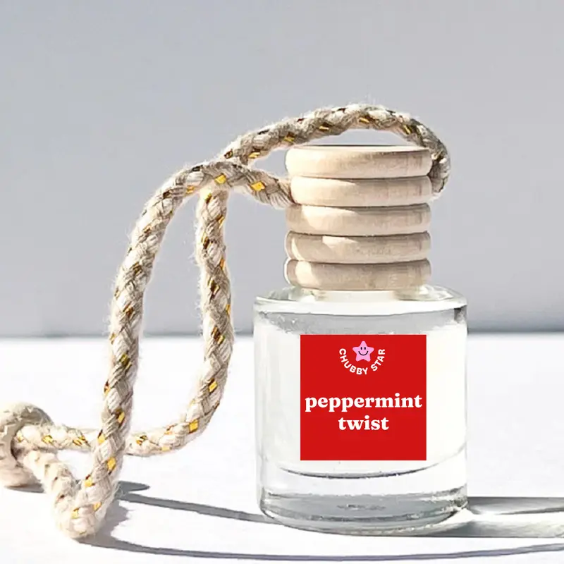 Peppermint Twist Scented Car Freshener ~ Fall and Winter Scented Car Air Freshener