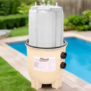 XtremepowerUS Maximum Clean In-Ground Swimming Pool 62 sq. ft. DE Filter, Beige