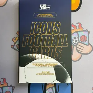 2025 Club Legacyz Icons Football (Soccer) 2nd Edition Hobby