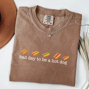 Bad Day to Be a Hotdog Shirt, Funny Retro Hotdog, 4th of July Shirt, Memorial Day Shirt, Labor Day Shirt
