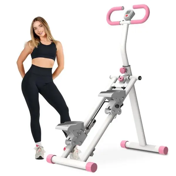 Foldable Vertical Climber Workout Machine - Home Fitness Stepper, Work Out Equipment for Home Gym, Non-Slip Pedals, Secure Handlebars, 265 lbs Weight Capacity, Stress Relief Exercise Stepper