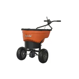 Agri-Fab 45-0548 Commercial Push Thrust Spreader - 130 lbs Capacity, 13"x5" Size, 25,000 sq. ft. Coverage, 40.5 lbs Weight, 48"x27.1"x33.6" Dimensions, Built-in Deflector