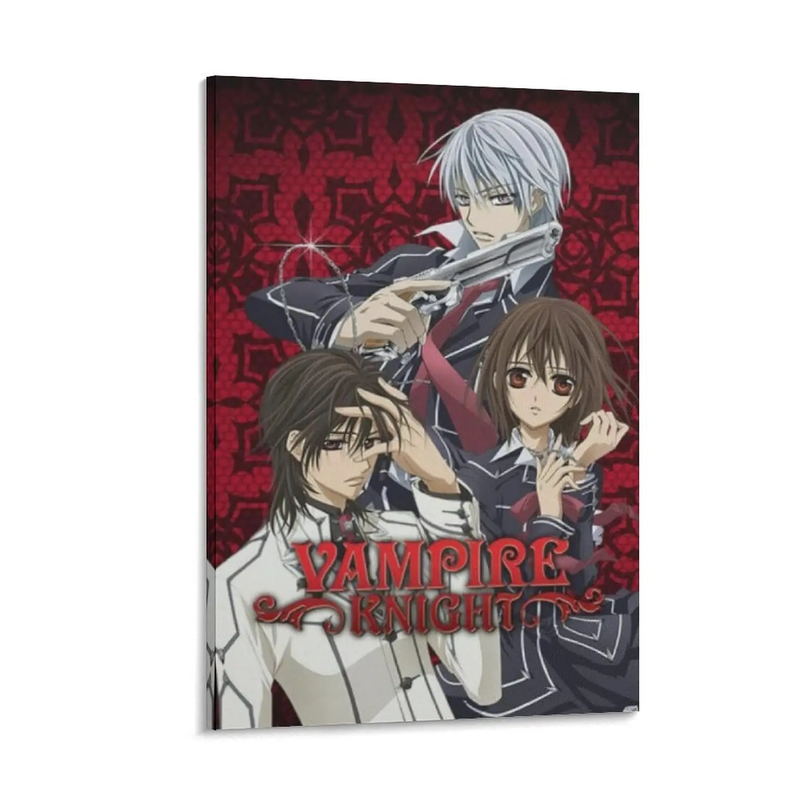 Vampire Knights Anime Canvas Poster. Japanese Aesthetic Art. Wall Art Print for Home.for Living Room Or Bedroom. Poster Canvas Wall Art For Bedroom Decor Bar Office Room Decor Gift