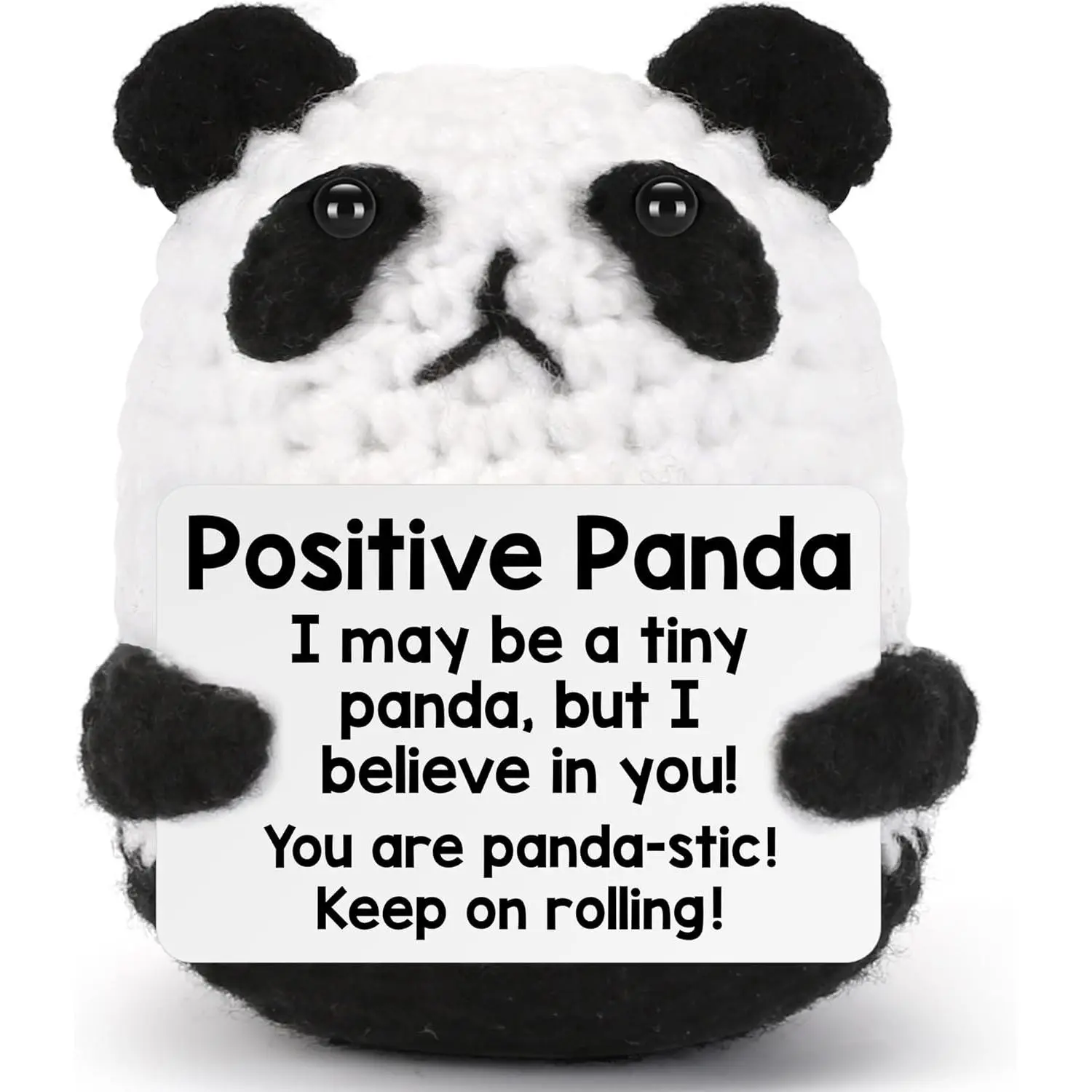 Mini Panda Graduation Gifts for Her Him College Women Men Gifts for Daughter Son Boy Girls Birthday  for Teens Emotional Motivational Support Positive Crochet  Handmade Panda Potato Pickle