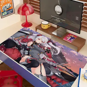 anime azur lane Mouse Pad 90x40CM non-slip Gaming Mousepad Gamer E-Sports Mouse Mat Game Mechanical Keyboard XXL Desk Mat