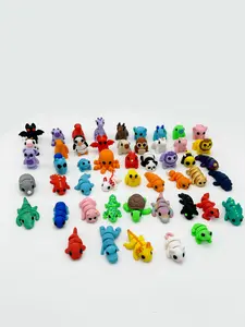 Mini Articulated Baby Animal 5 Pack - Unique Figurines, 1-2 Inches Long, Perfect for Decorating and Collecting