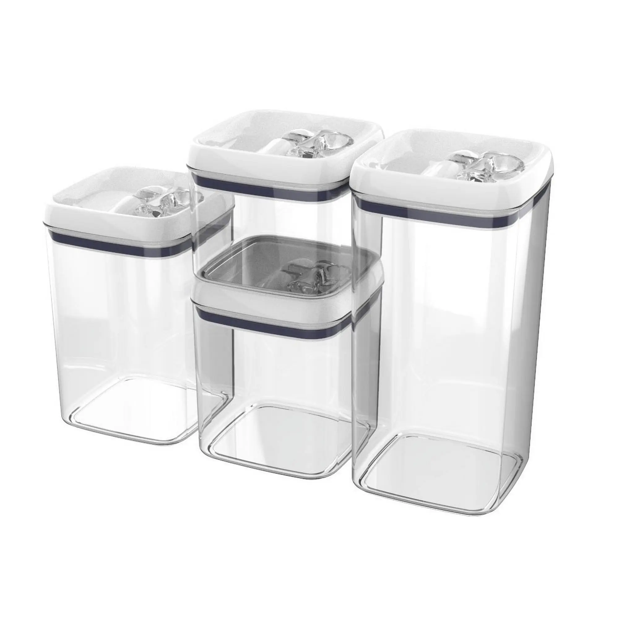 Better Homes & Gardens Flip-Tite 4-Pack Square Food Storage Container Set