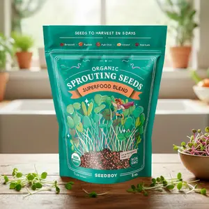 Superfood Blend Sprouting Seeds, Organic & Non-GMO - 8 oz Bag