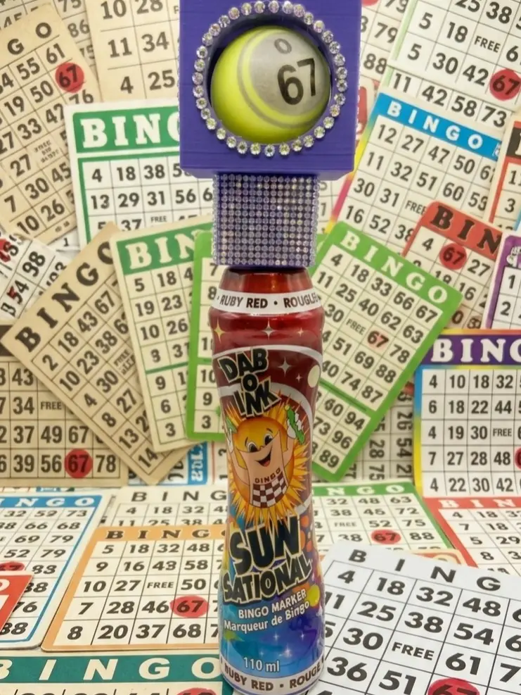 Blue O67 Bingo Dauber Topper