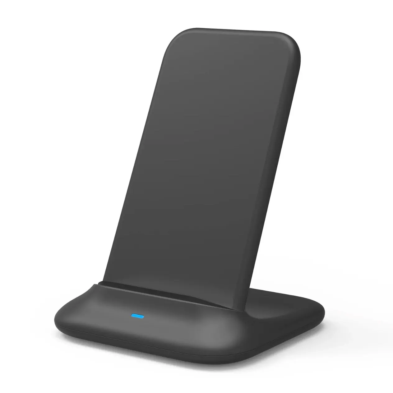 Wireless Charging Stand - Fast Charging - iPhone and Samsung Compatible - No Cords, No Tangles