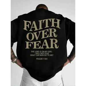 Men's Regular Fit Slogan Graphic Round Neck Tee, Casual  Slogan Tees, Comfortable Streetwear Short Sleeve T-shirt for Summer, Summer Outfits, Back To School Clothes, Menswear for Daily Wear