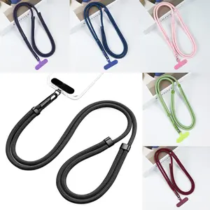 Adjustable Rotating Phone Lanyard, Durable Outdoor Hiking Safety Strap, Universal Neck Chain Cord, Long Crossbody Phone Rope, Phone Wrist Strap, Phone Chains, Phone Strap Holder, Phone Accessory