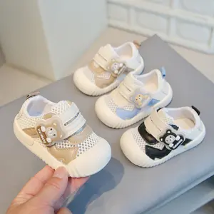 First Walkers Breathable Mesh Sneakers for Boys and Girls Soft Sole Cute Cartoon Shoes for Spring or Summer Newborn Essentials and Shower