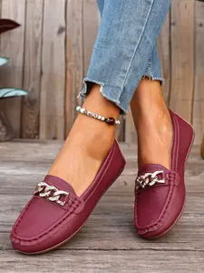 Women's Loafers Comfortable Slip-On Flat Design Ideal for Walking and Driving Multifunctional Daily Wear Fashionable Ladies Shoes Elegant Plain Loafers