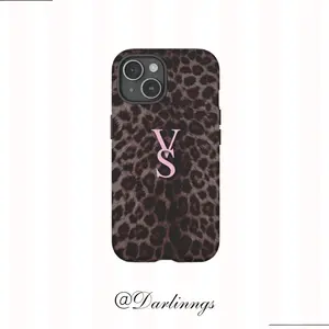 Luxury Leopard Print Phone Case | VS style, Double Layer Protection