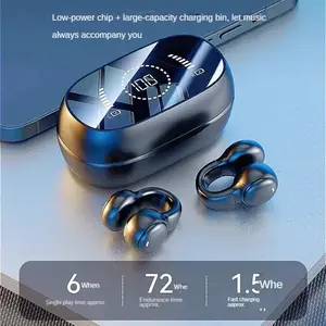 New Model 2026  Wireless Earbuds Bluetooth Headset Charging Earphones Bone Conduction Headphones Sport With Mic free