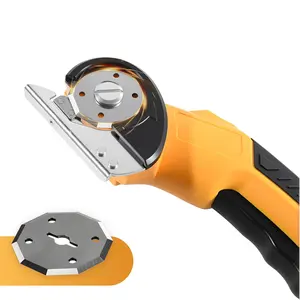 Multi-Purpose Electric Fabric Cutting Tool with SK5 Steel Blade & 2000mAh Rechargeable Battery for Cloth, Leather and DIY Projects