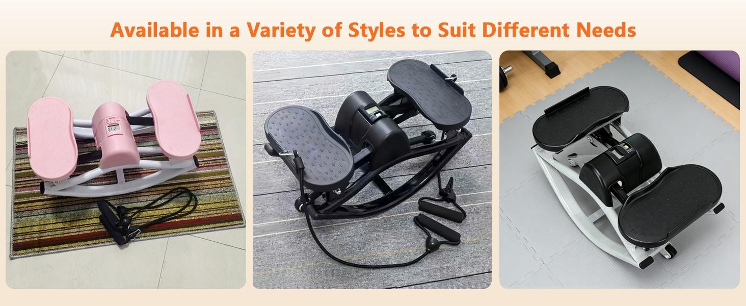 Multi-Functional Twisting Stepper: Indoor Exercise Machine with Ropes