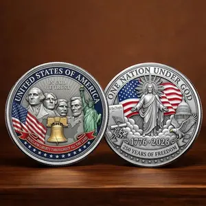 250th Anniversary Challenge Coin -  Liberty Bell Commemorative Collectible - 250th Anniversary Coin