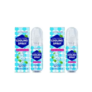Jaysuing Cooling Spray (50ML*2), Portable Outdoor Summer Mint Body Cooler, Refreshing Sensation, Non-Sticky Relief, Ideal for Hot Weather