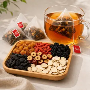 Kidney Tea Formula Ginseng Eight Treasure Tea, GinsengEight Treasures Tea, Organic Kidney Cleanse Tea, TraditionalHealthy Kidney Cleansing Tea for Men & Women