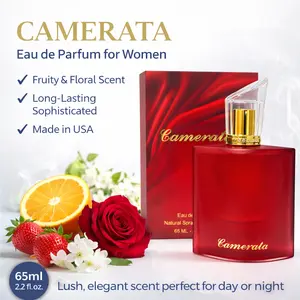 SUCHEL FOREVER CAMERATA Women's Alcohol-Based External Spray Eau de Parfum - 65ml, Floral Scents Perfume, Fruity Sweet Floral Chypre, Long-Lasting Elixir Signature, Ideal for Everyday Wear, Made in USA