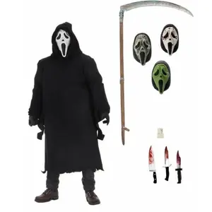 17cm Spot Neca Screaming And Grimacing Killer Doll Hand-Made Model Deluxe Edition Ornaments Toys Gifts Halloween Decorations