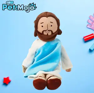 Jesus plush toy, Soft and cuddly stuffed toy for kids and adults, lovely plush gift, religious thanksgiving christmas christian baptism gifts, christmas decorations, my first addiction toys, stuffed toys for adults, thanksgiving christmas gift set